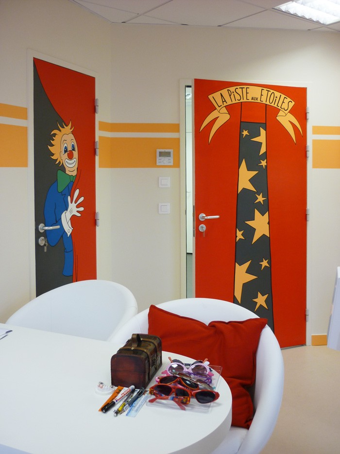 La piste aux étoiles accueille les patients.